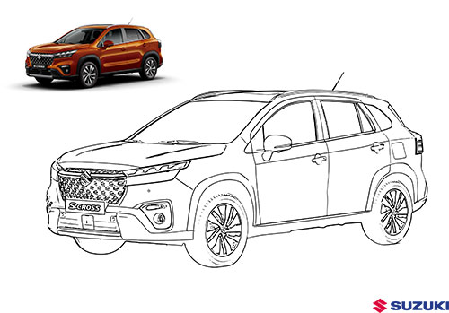 omalovánky - S-Cross